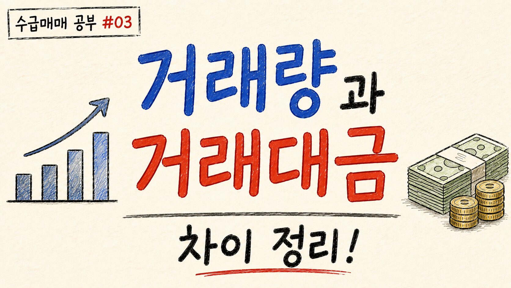 거래량과 거래대금의 차이를 설명하는 수급매매 공부 이미지